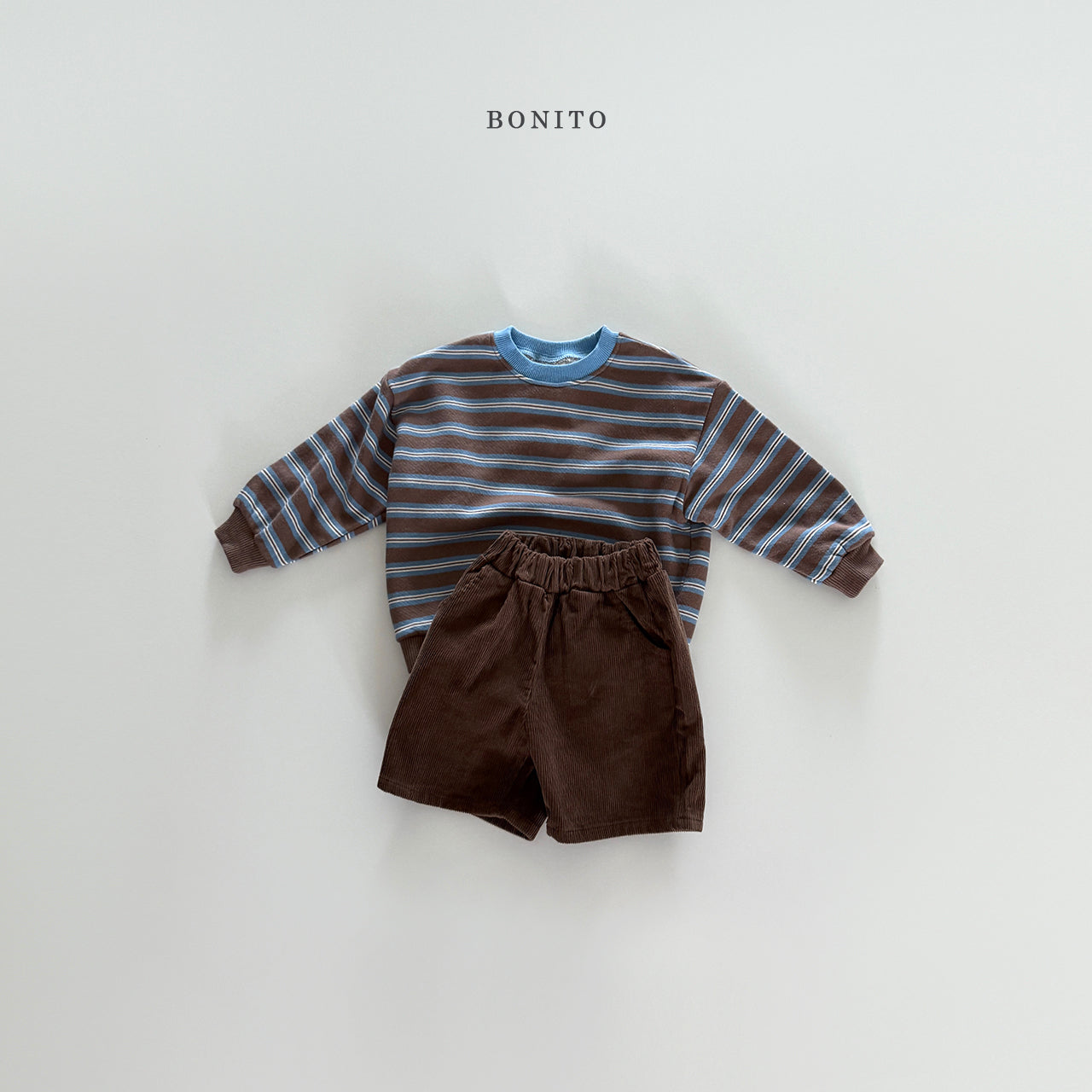 Stripe Color Sweatshirt