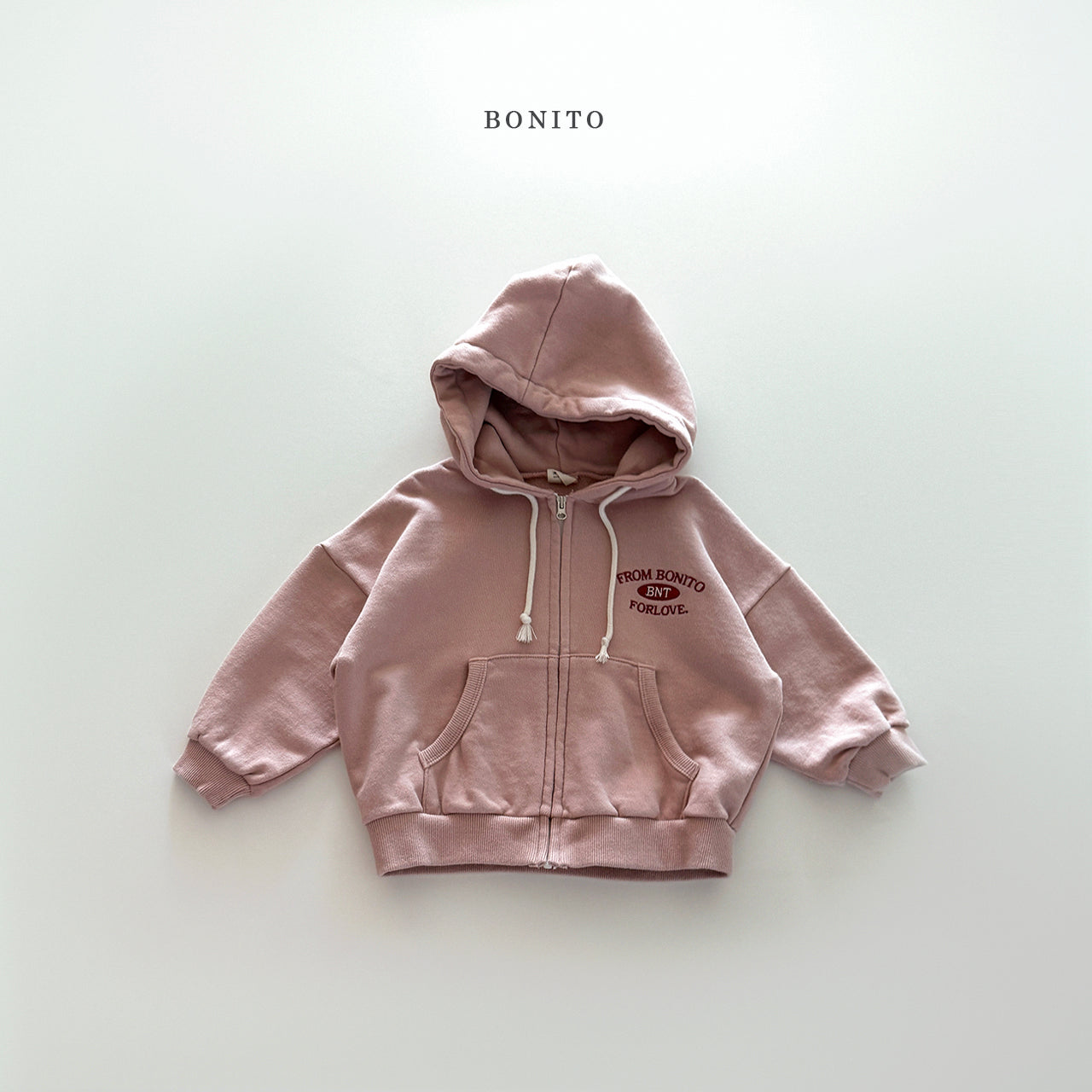 "From Bonito" Hoodie Zip-up Jacket