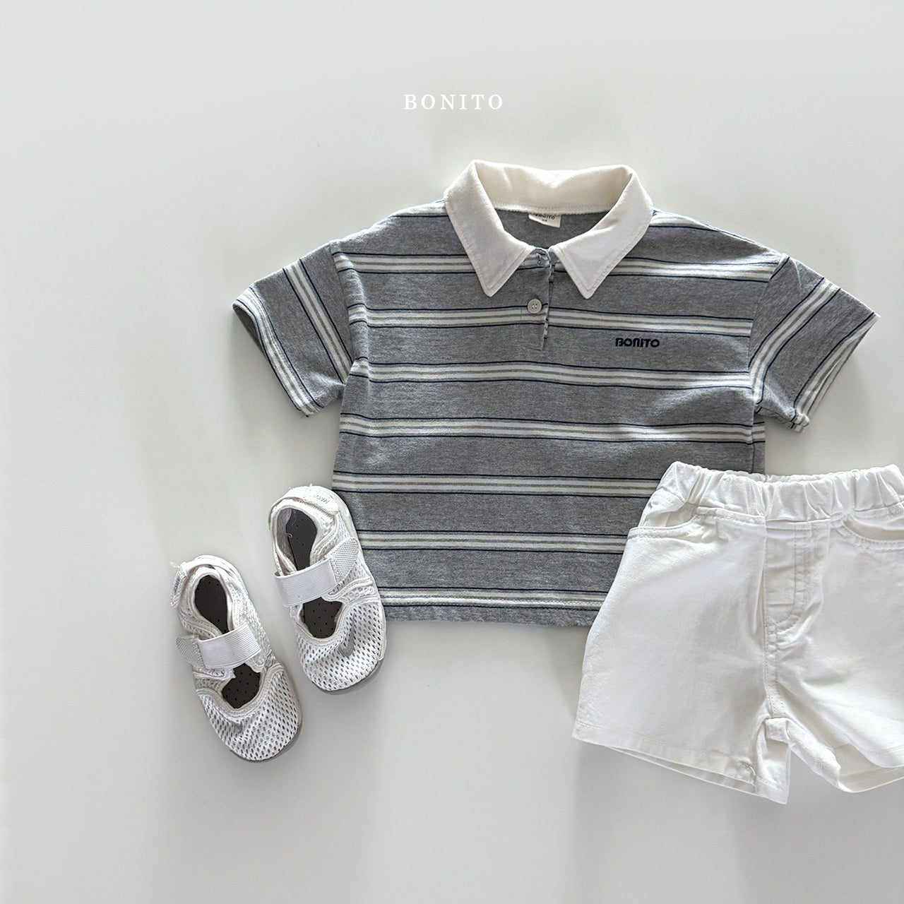 Stripe Collar Shirt