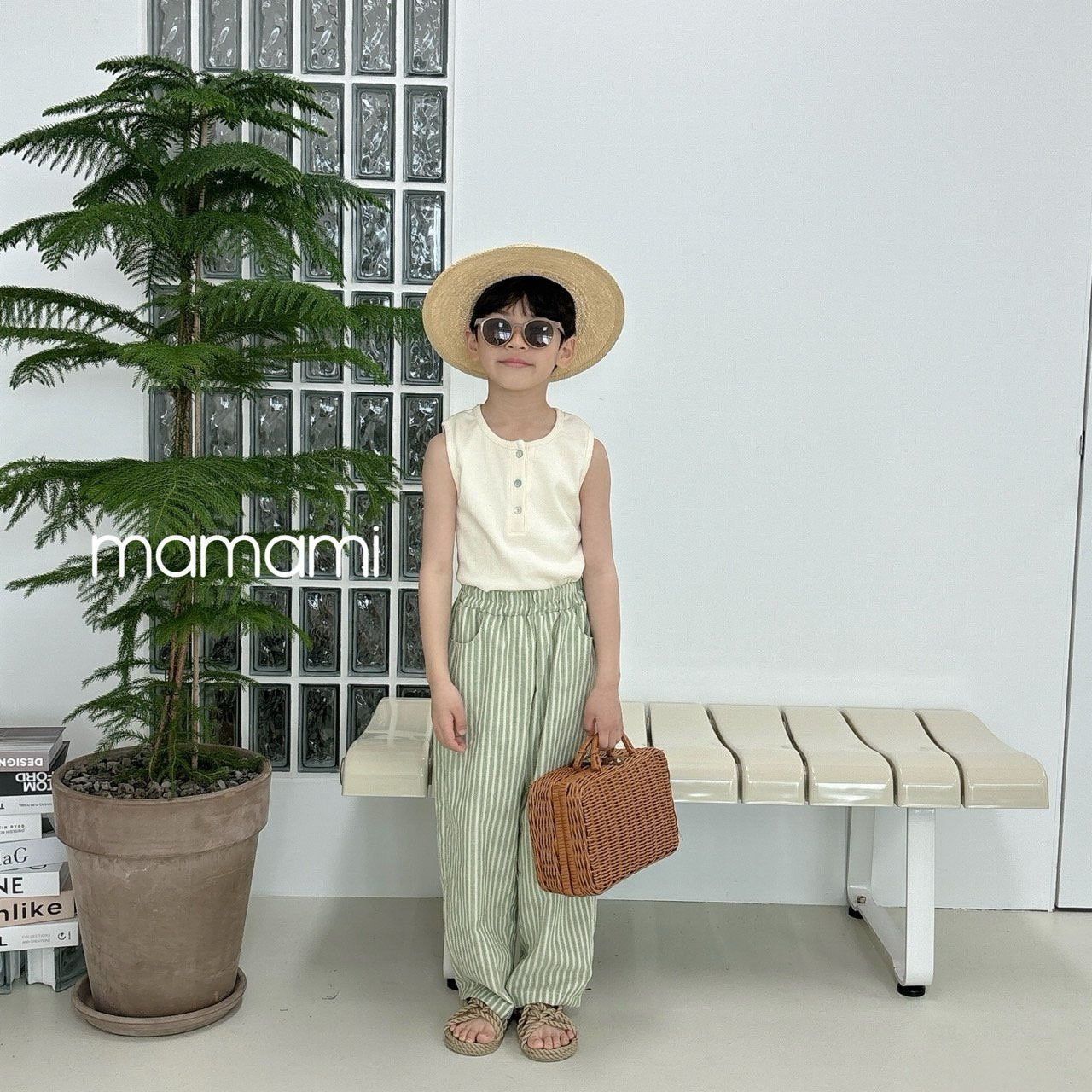 Cotton Ribbed Sleeveless Shirt