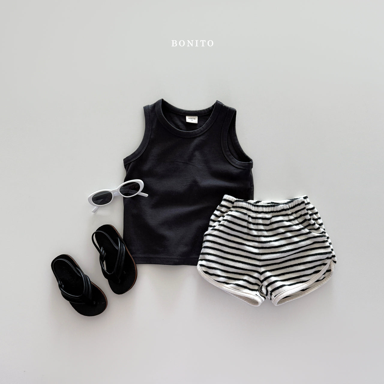 1+1 Sleveless T-shirt (2pcs)