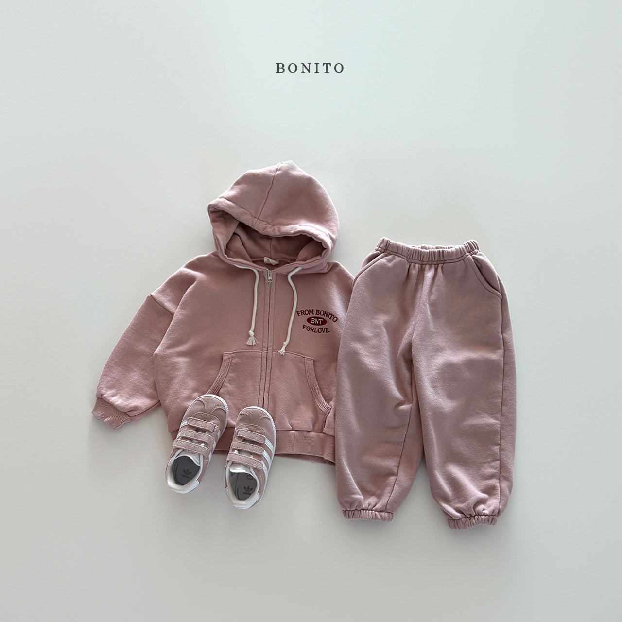 "From Bonito" Hoodie Zip-up Jacket