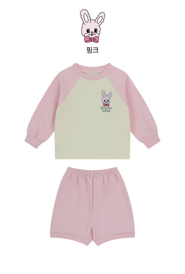 Floral Raglan Short Set