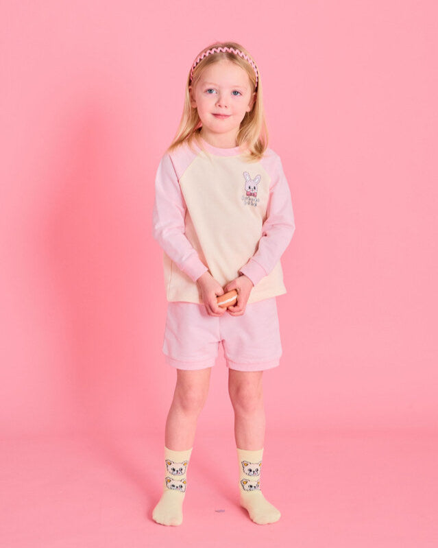 Floral Raglan Short Set