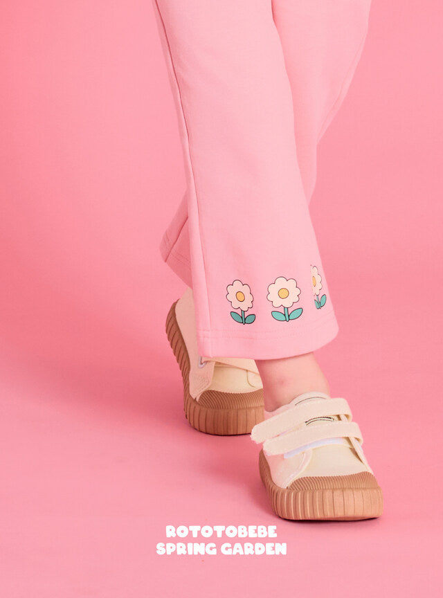 Floral Bootcut Pants