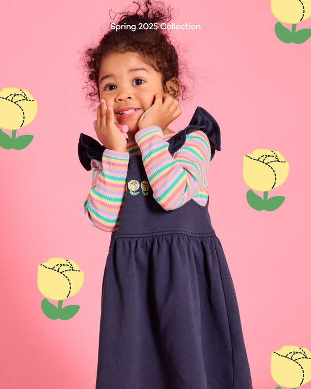 Floral Pinafore Dress
