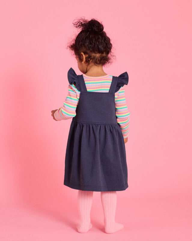 Floral Pinafore Dress