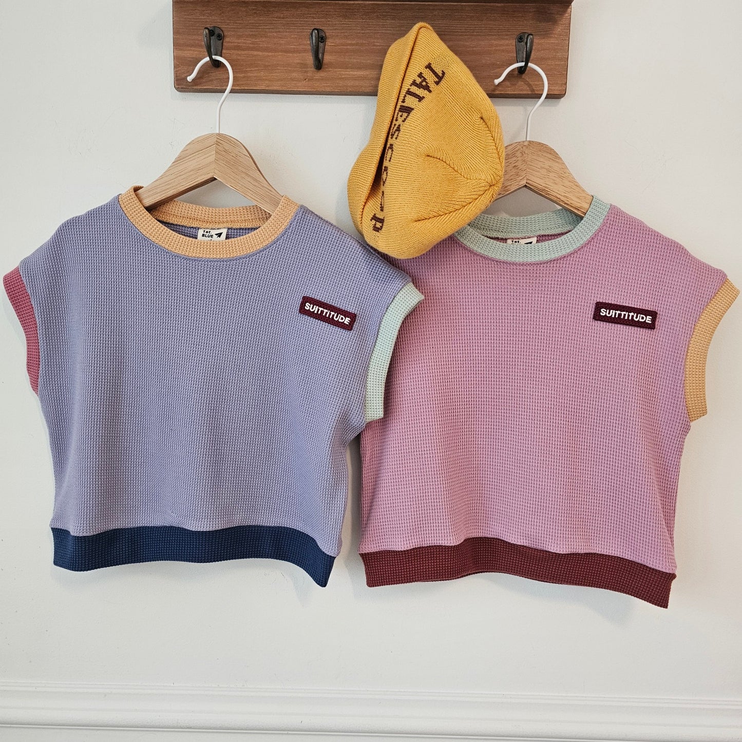 Color Waffle Vest