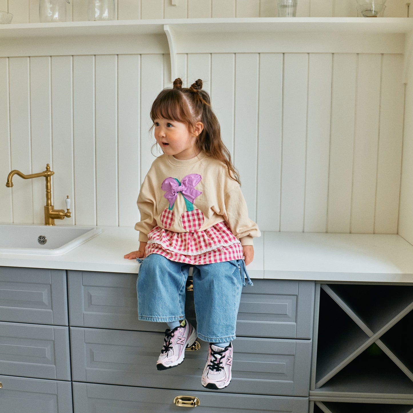 Ribbon Cherry Sweatshirt