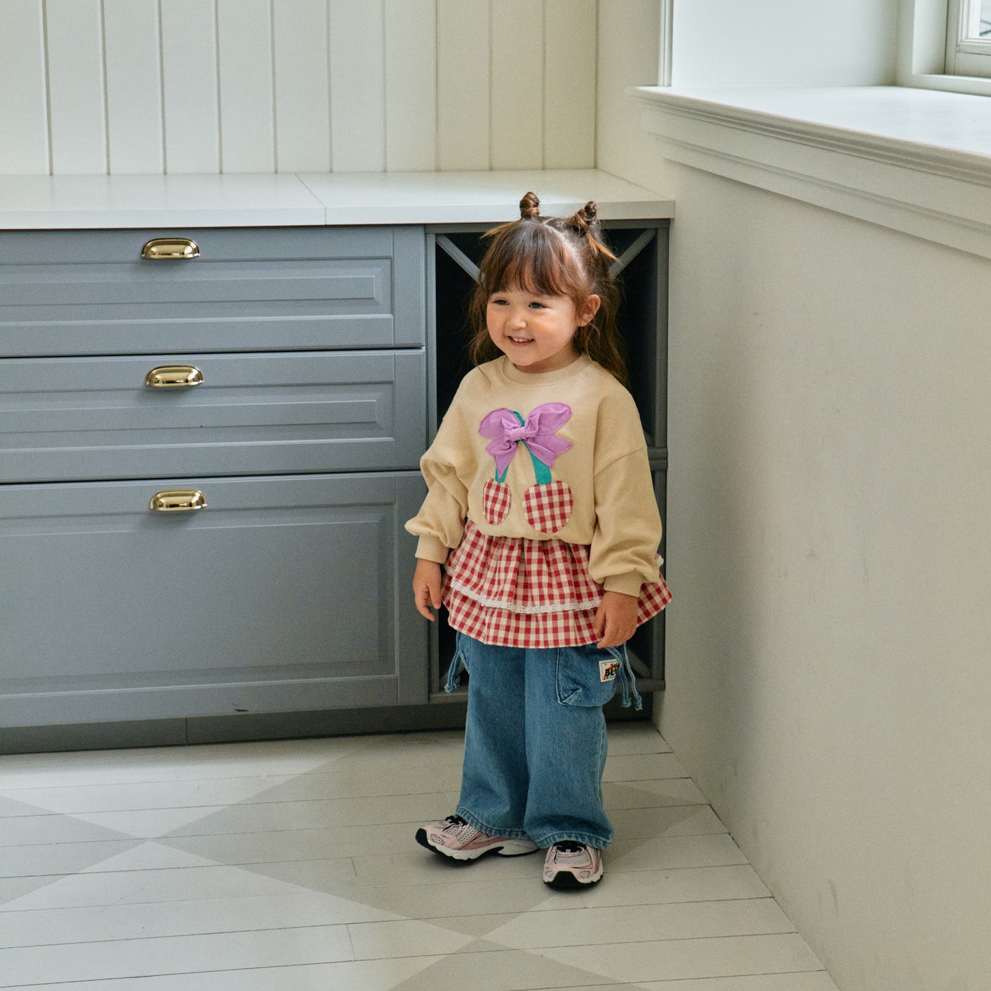 Ribbon Cherry Sweatshirt