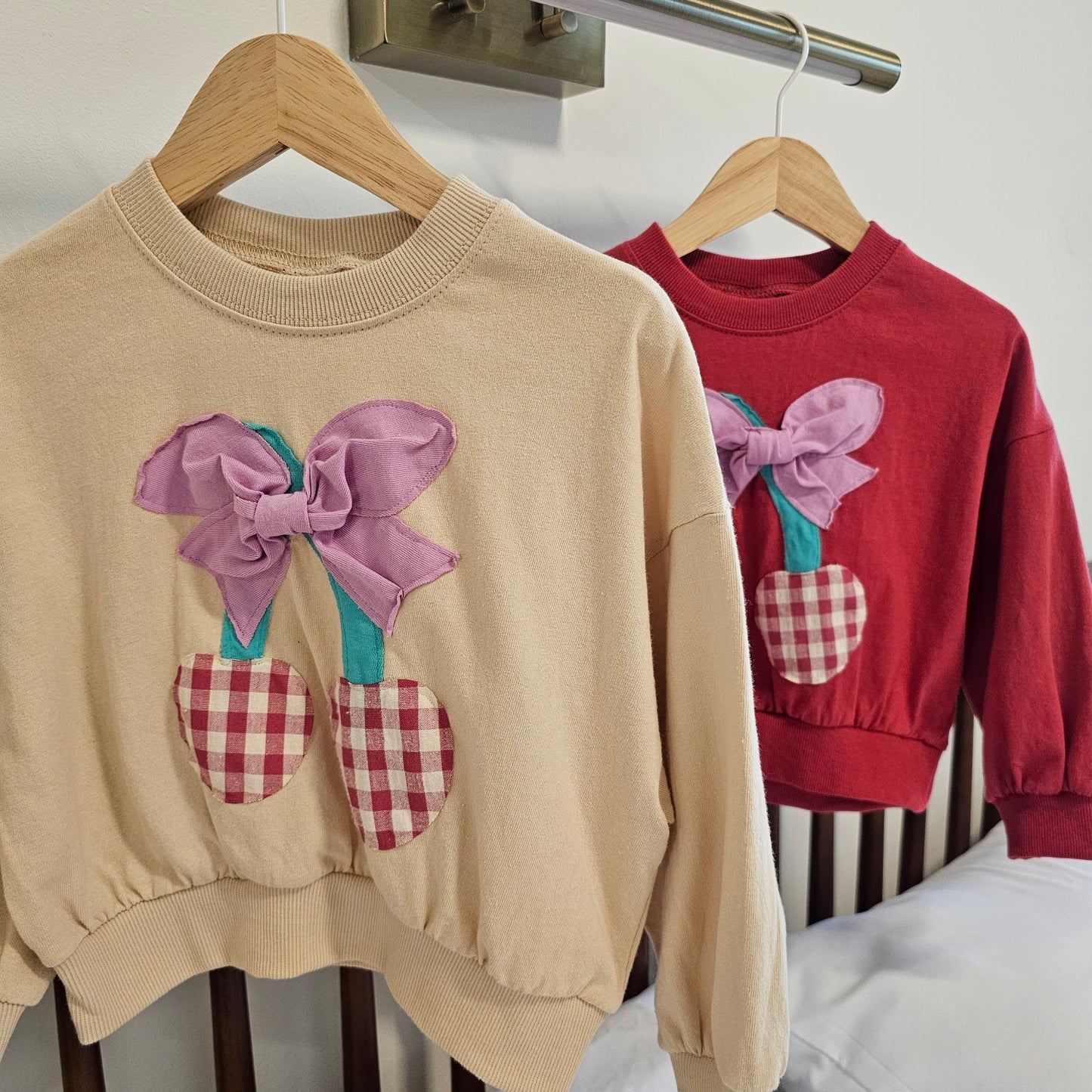 Ribbon Cherry Sweatshirt