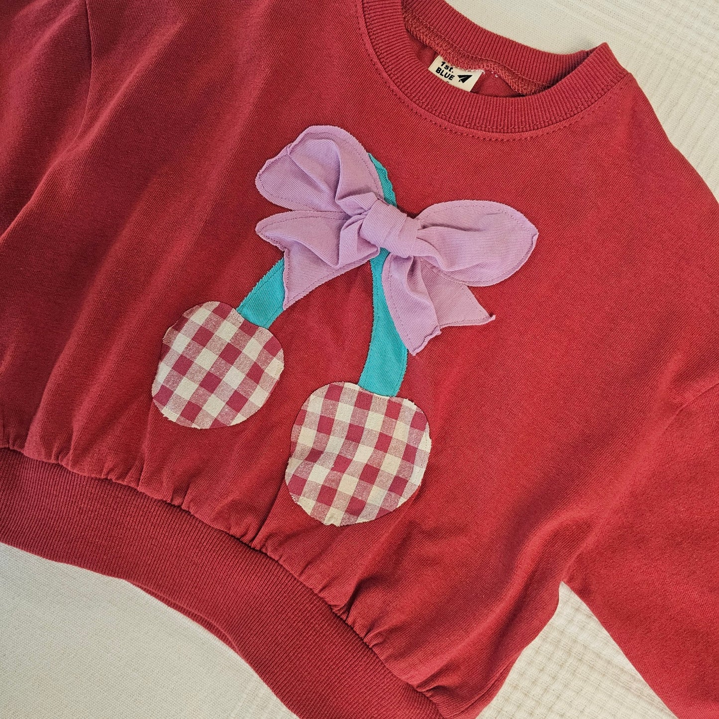 Ribbon Cherry Sweatshirt