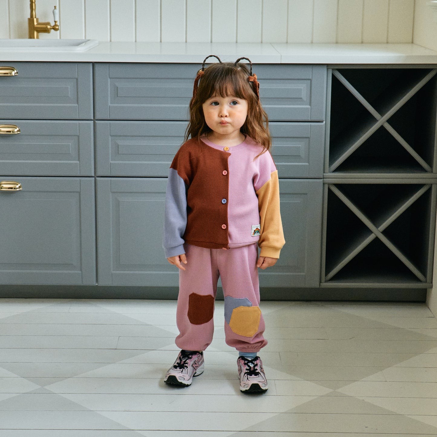 Waffle Knee Patch Pants
