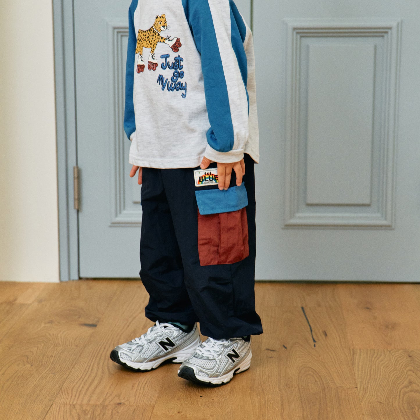 Wide Color Pocket Pants