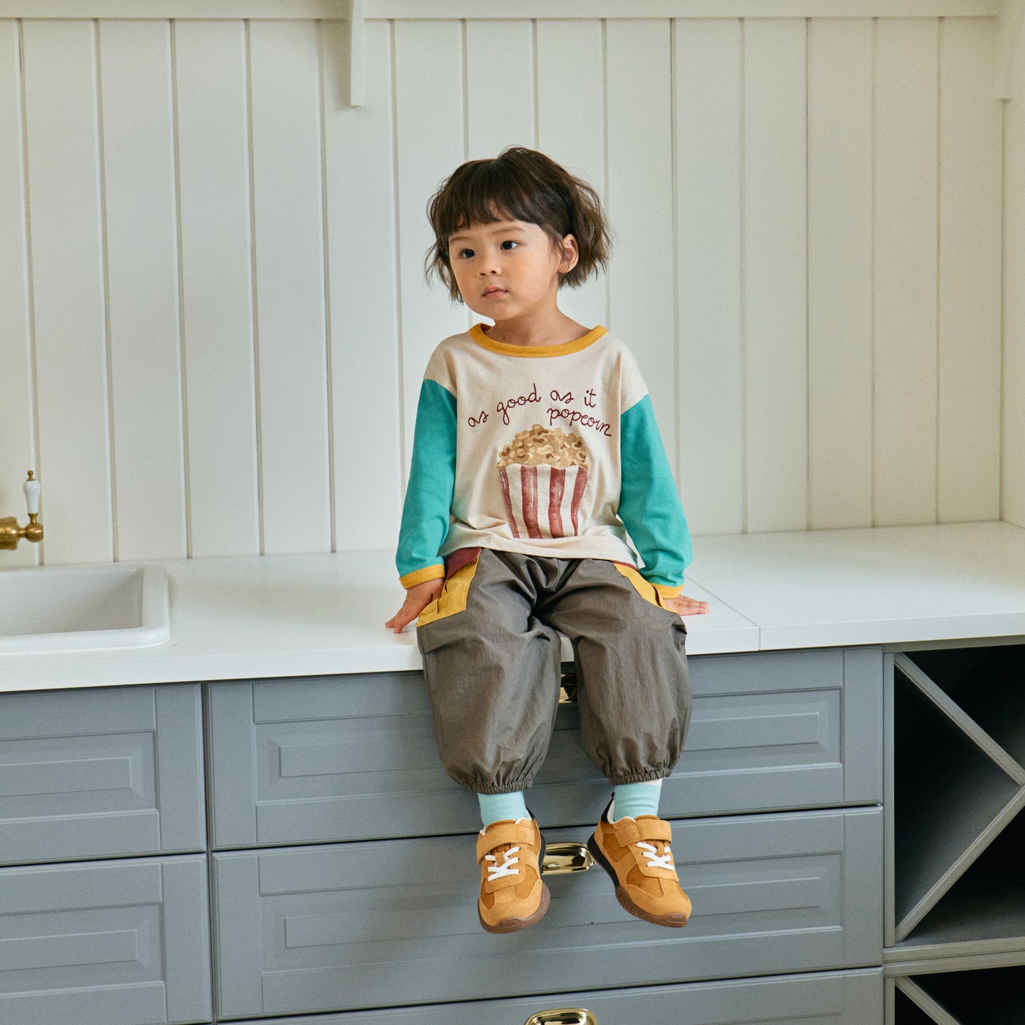 Wide Color Pocket Pants