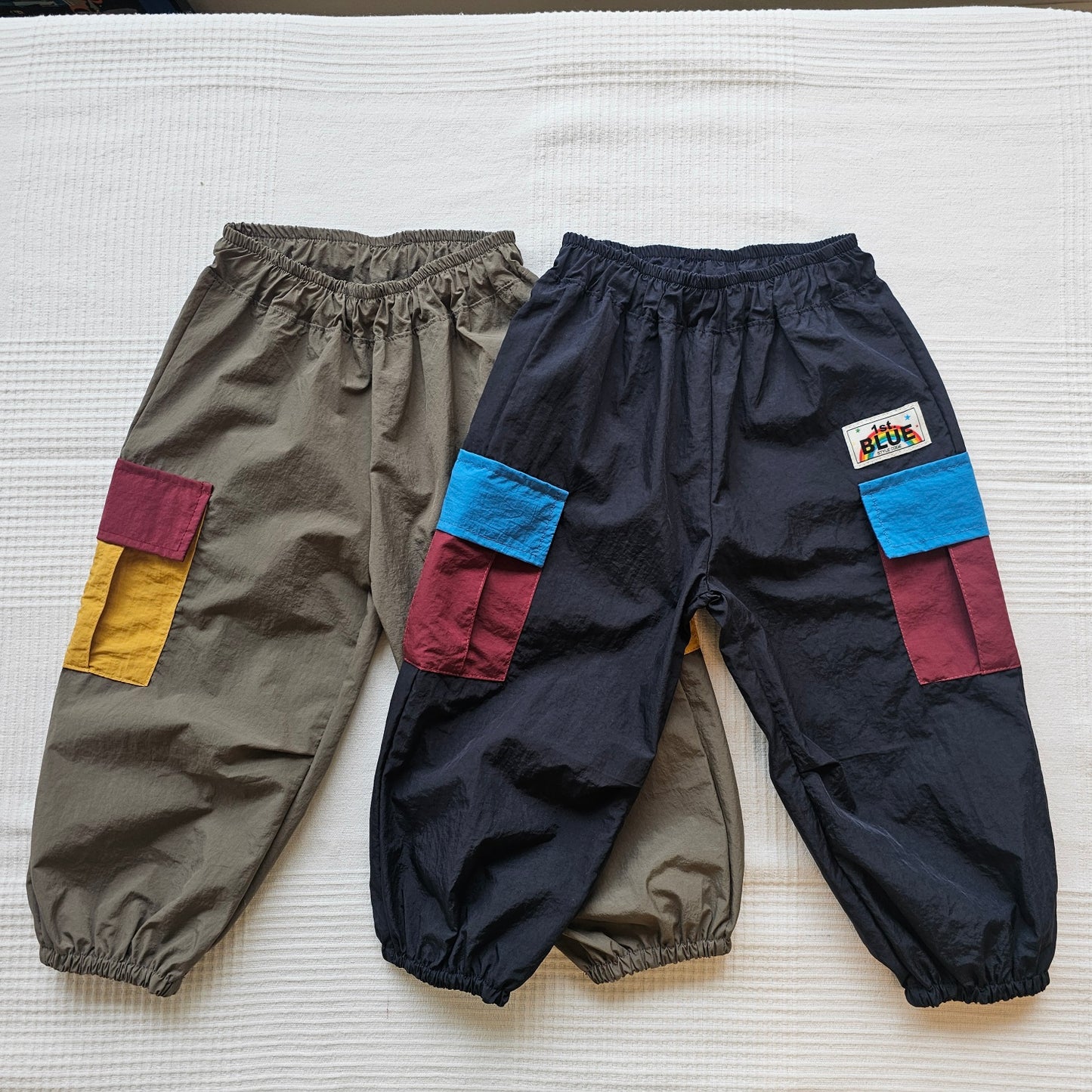 Wide Color Pocket Pants