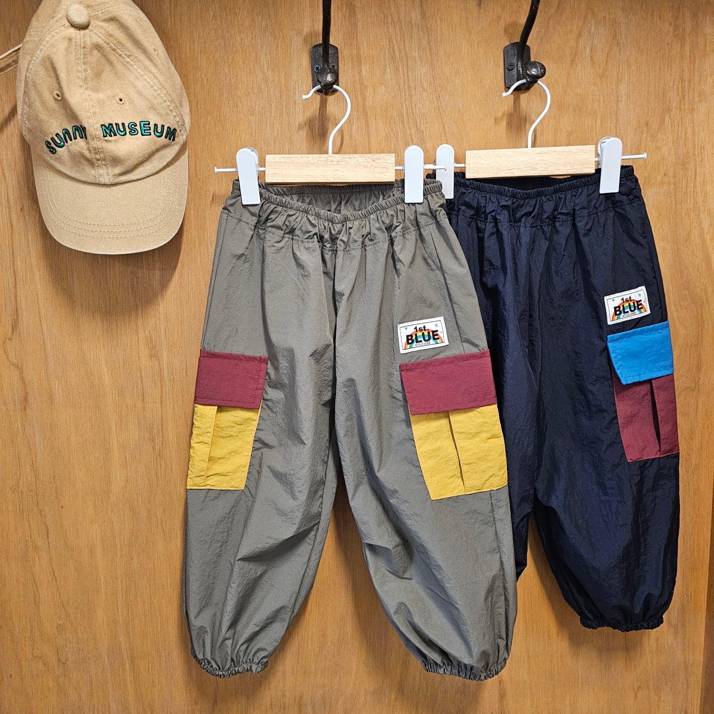 Wide Color Pocket Pants