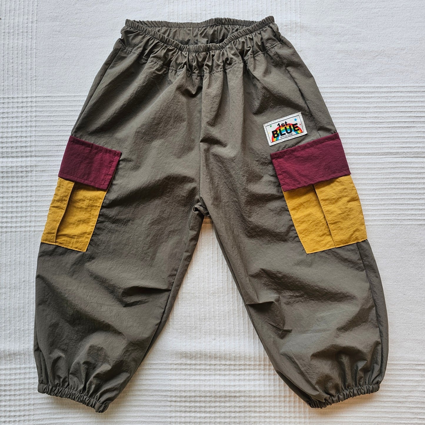 Wide Color Pocket Pants