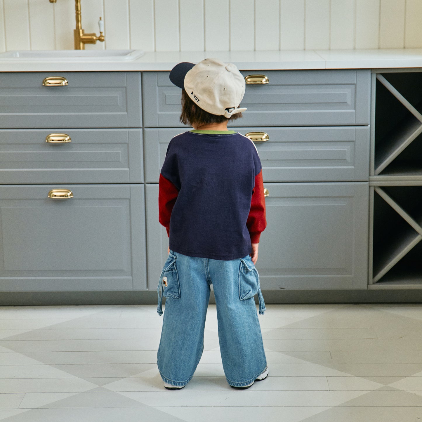 Cargo Denim Pants