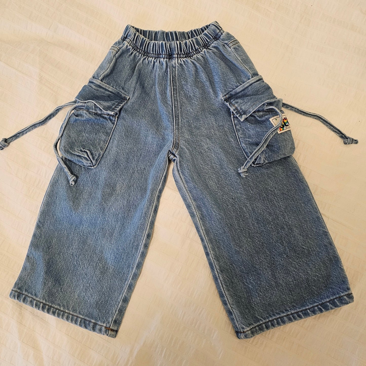 Cargo Denim Pants