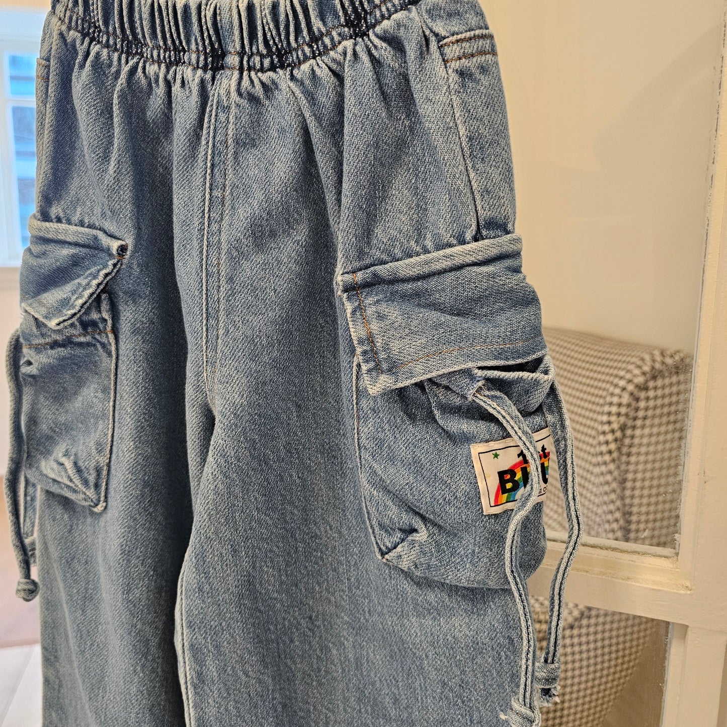 Cargo Denim Pants