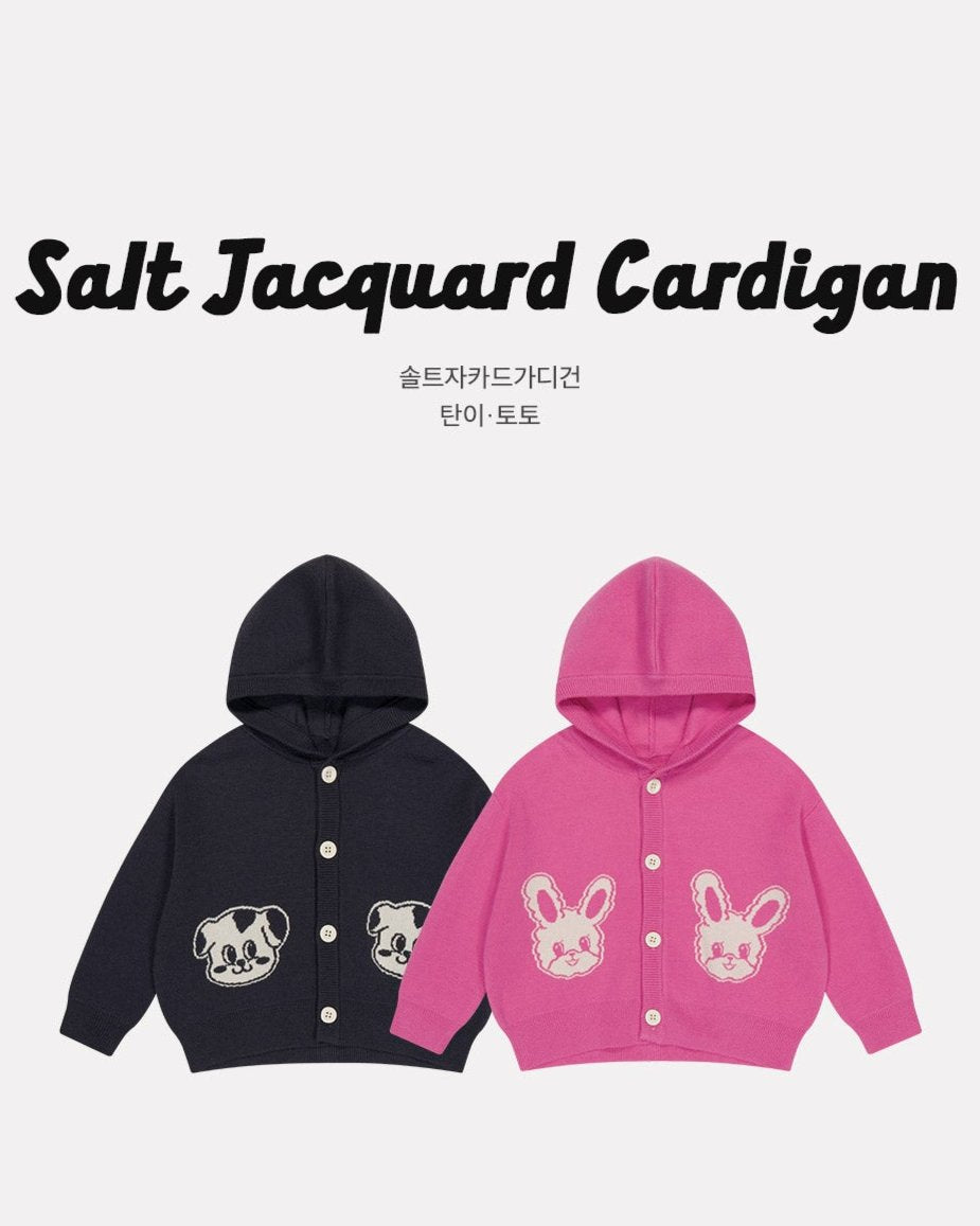 Salt Jacquard Cardigan