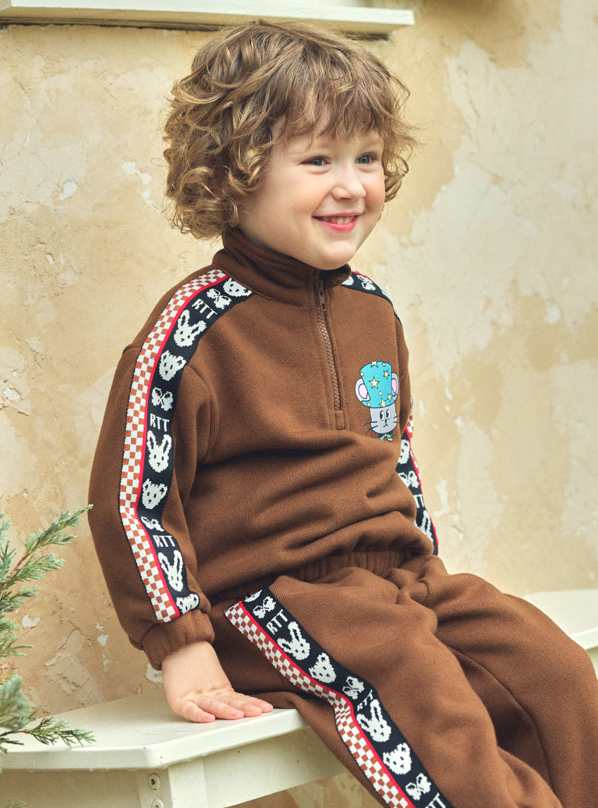 Brushed French Terry Anorak Set