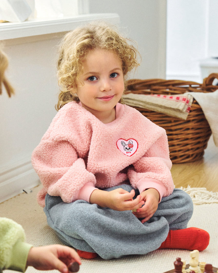 Teddy Fleece Loose Fit Sweatshirt