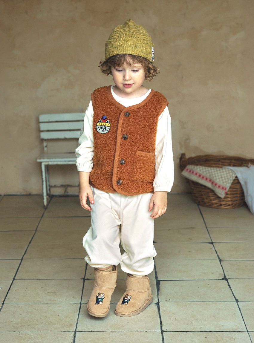 Dumble Boa Pocket Vest