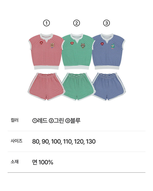 Tropical Stripe Set-up