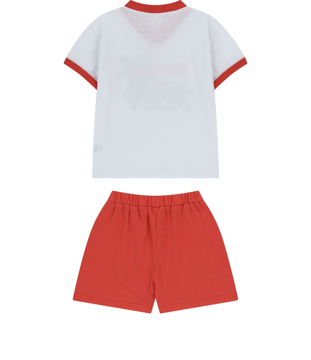 Tropical V-neck Set