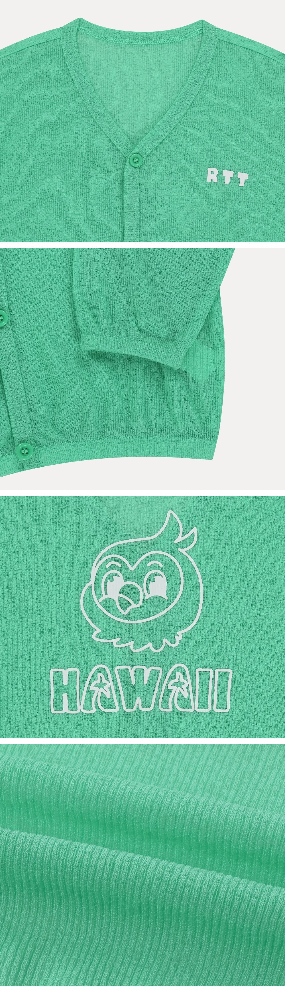 Tropical V-neck Cardigan