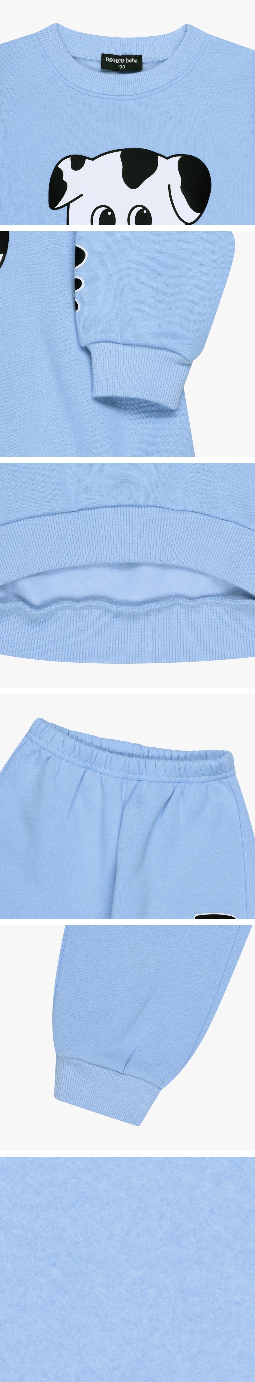 Brushed French Terry Point Detail Set