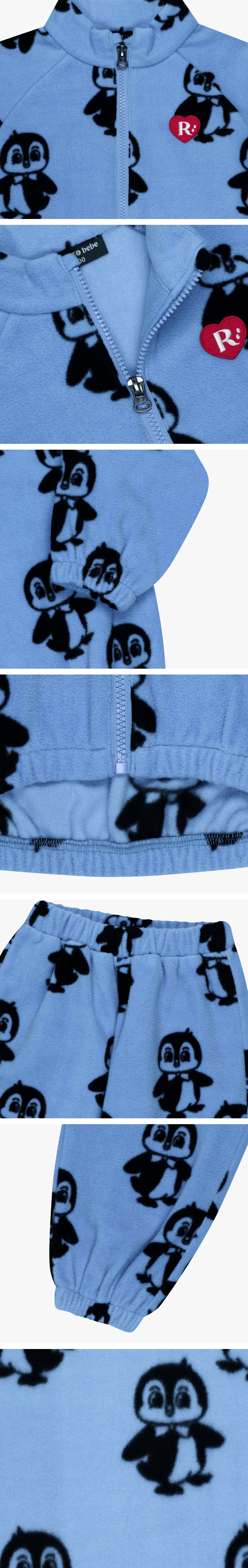 Fleece Mock Neck Full Zip Set