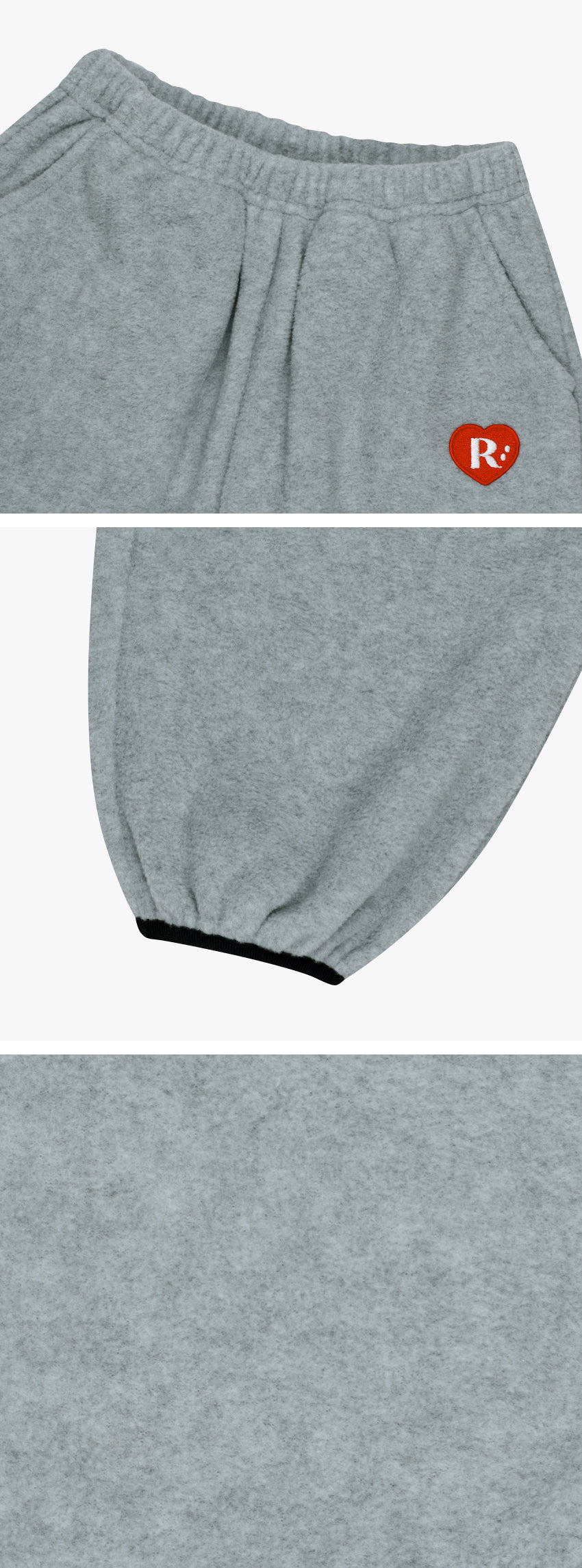 Double-Sided Fleece Loose Fit Jogger Pants