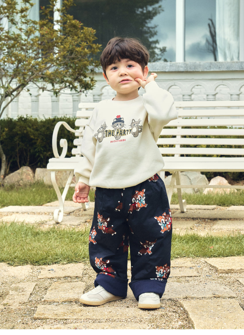 Brushed French Terry Point Detail Sweatshirt