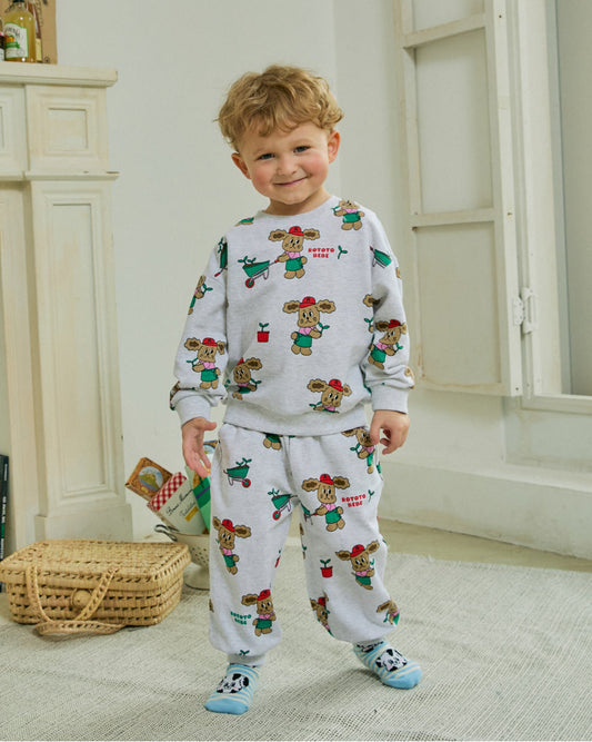 Mini French Terry All-Over Set