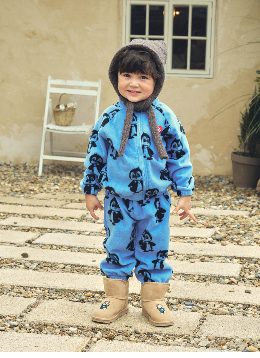 Fleece Mock Neck Full Zip Set