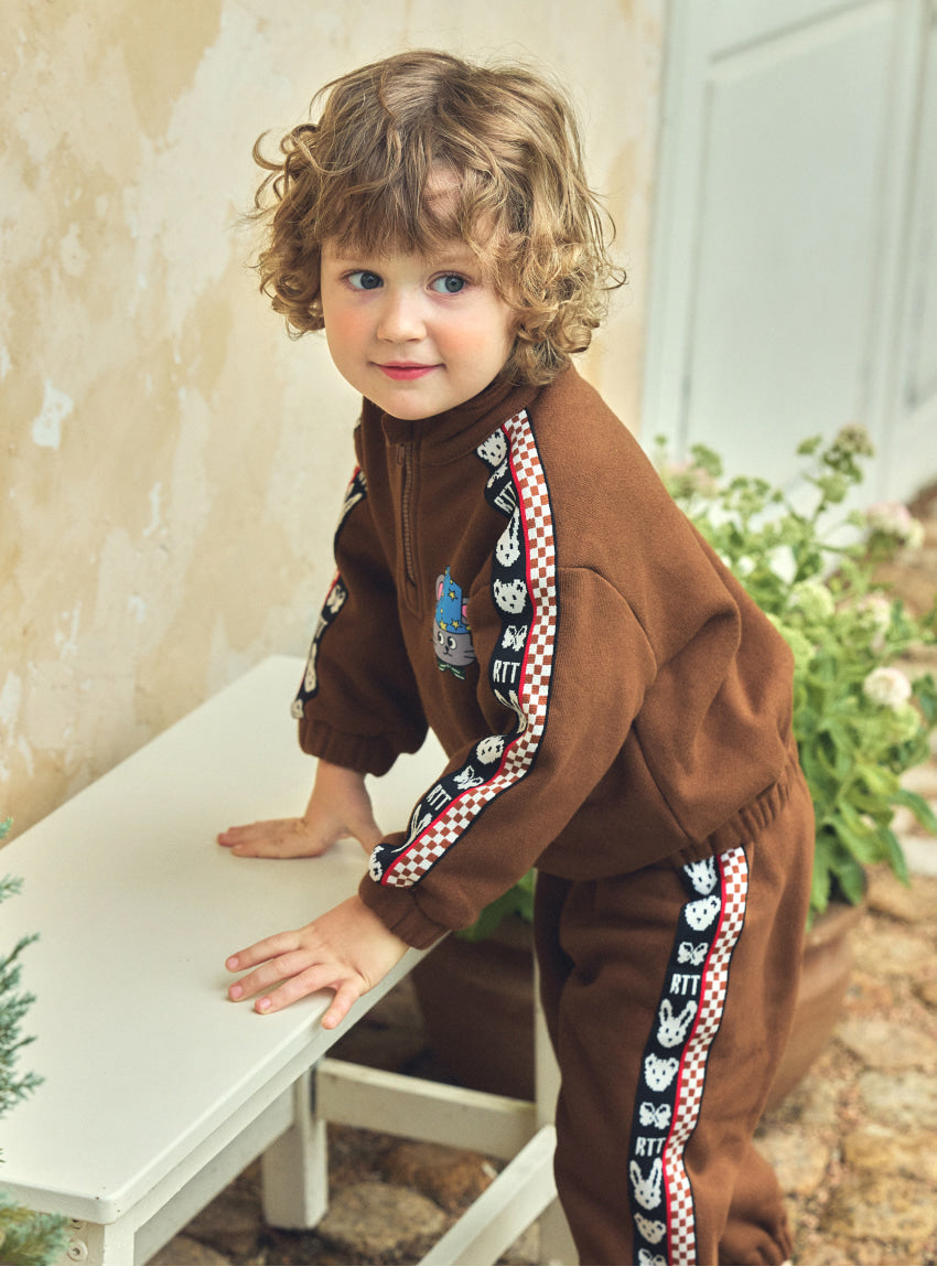 Brushed French Terry Anorak Set