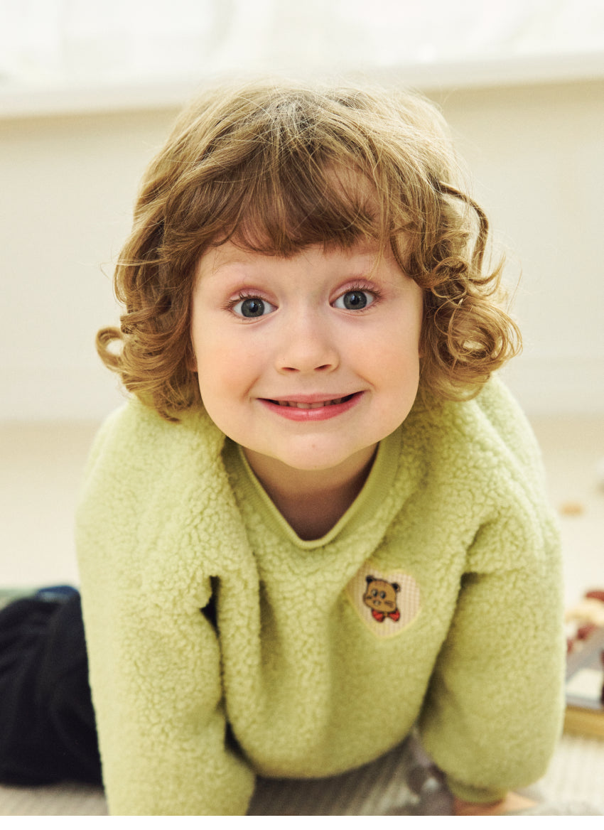 Teddy Fleece Loose Fit Sweatshirt