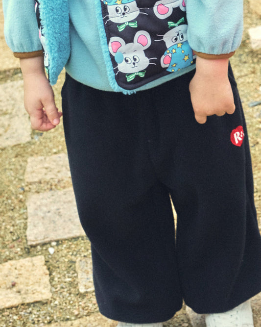 Double-Sided Fleece Loose Fit Jogger Pants