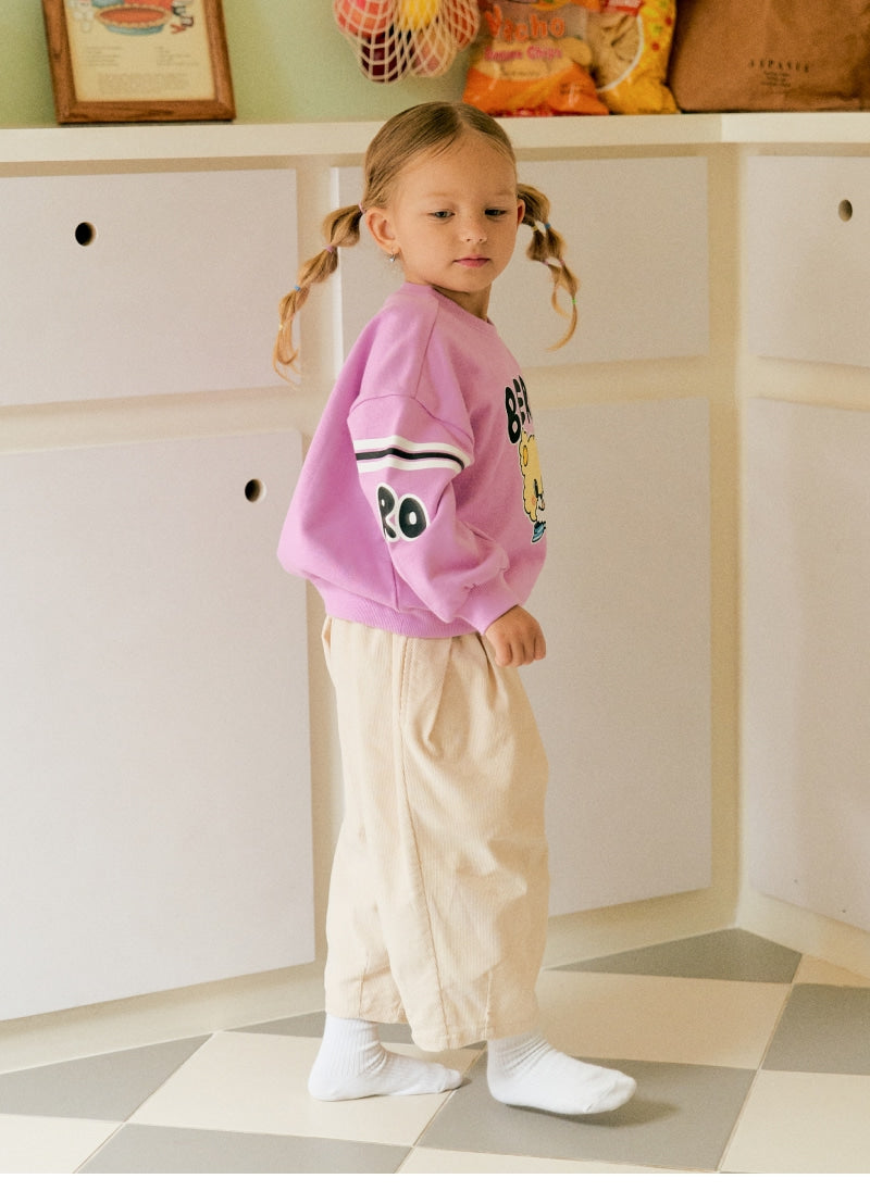 Festival Sleeve Point Sweatshirt