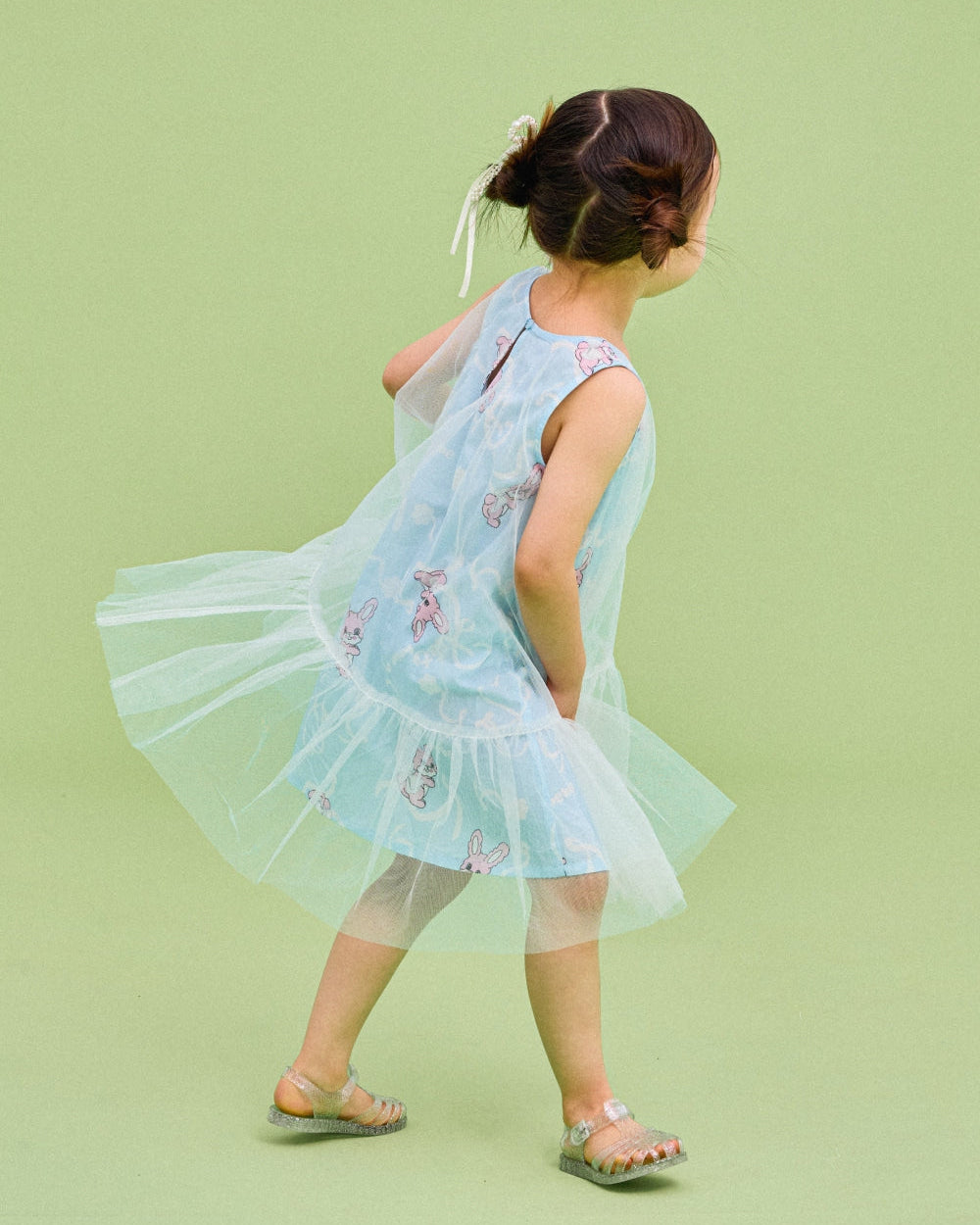 Tropical Tulle Dress