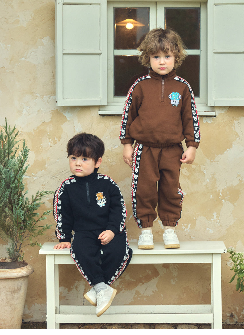 Brushed French Terry Anorak Set