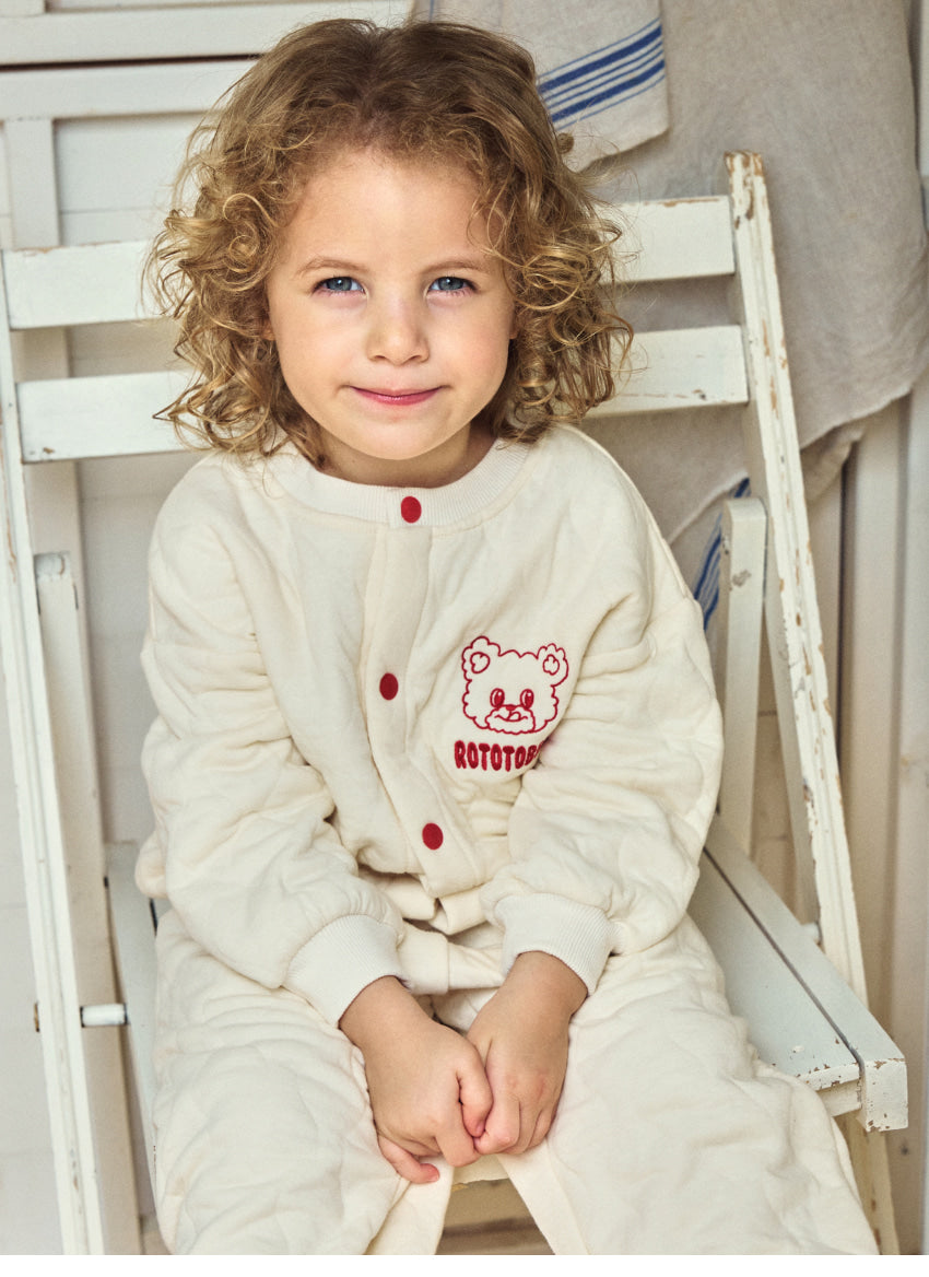 Triple Layer Point Cardigan Set