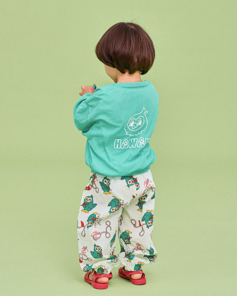 Tropical V-neck Cardigan