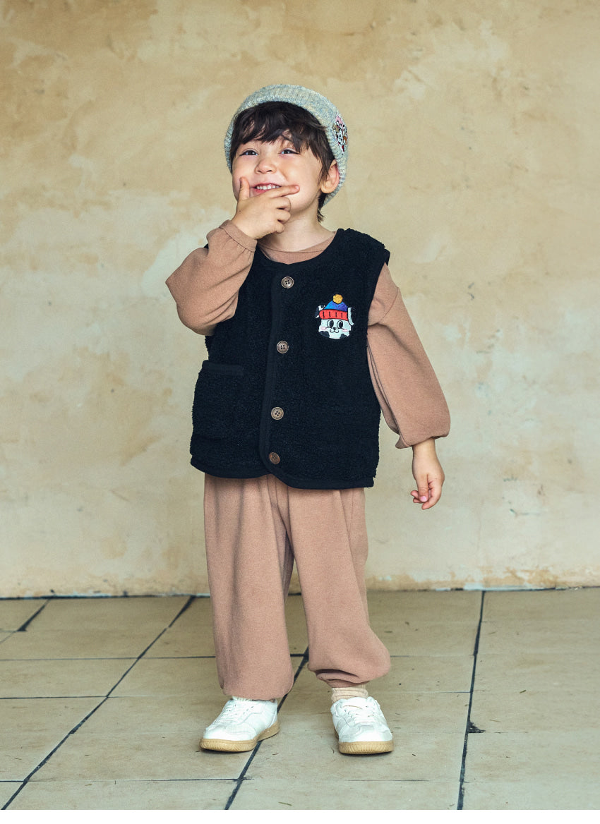 Double Brushed Fleece Point Loungewear Set