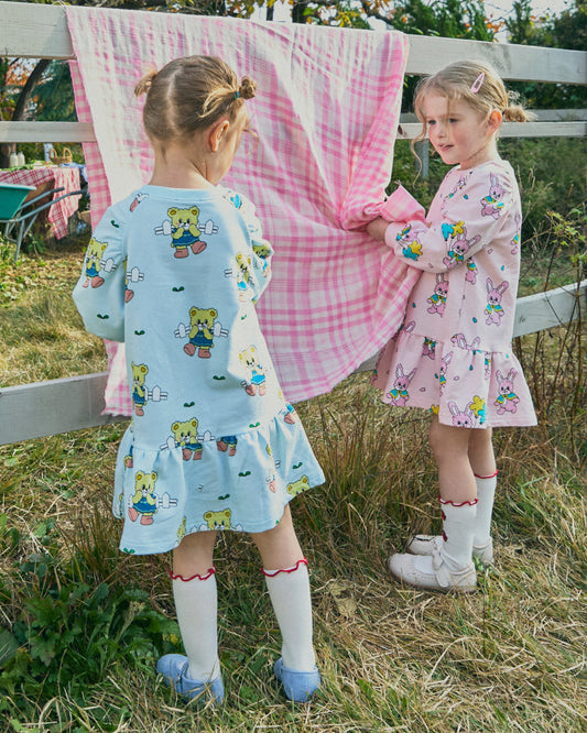 Mini French Terry All-Over Dress