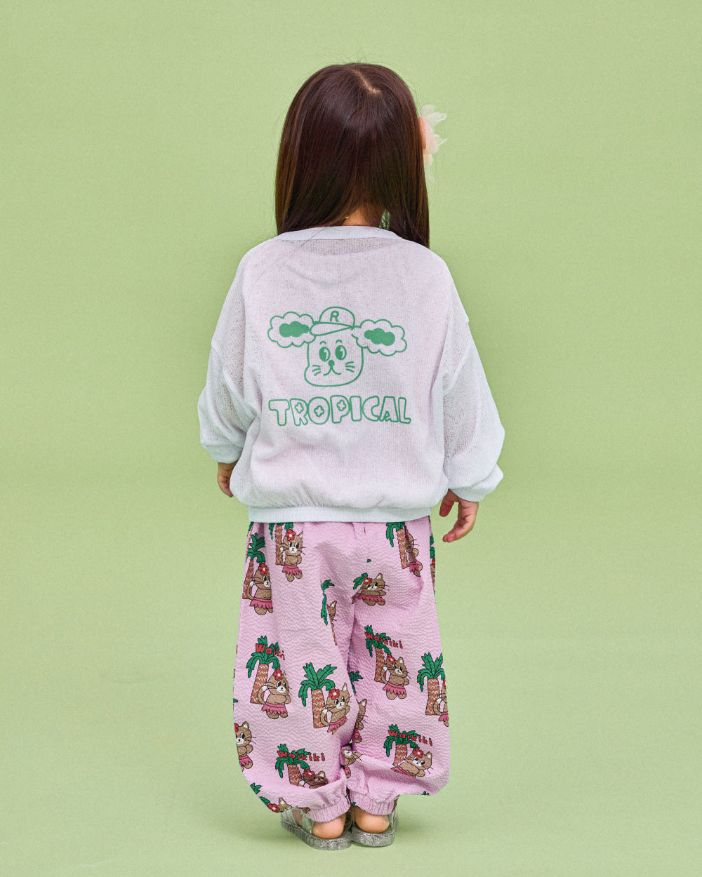 Tropical V-neck Cardigan