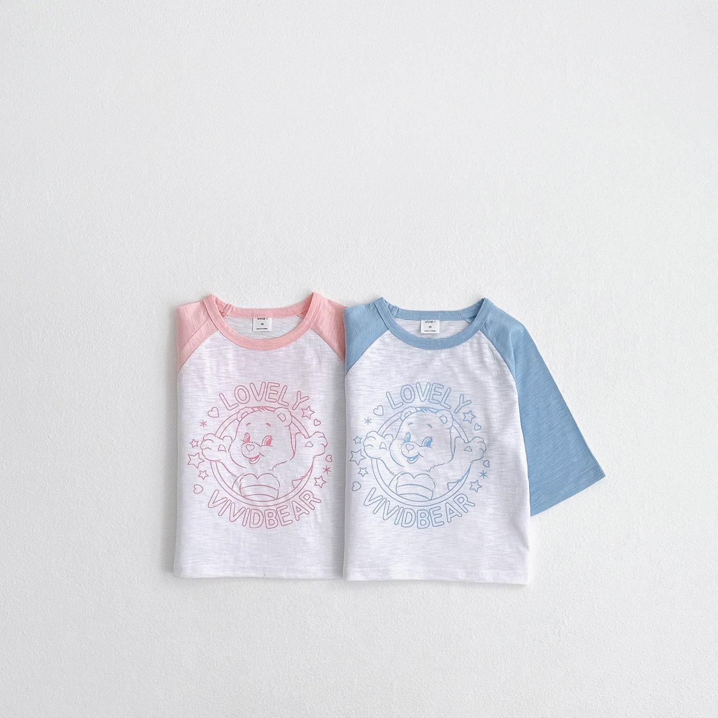 Raglan Bear T-Shirt (3/4 Sleeved)